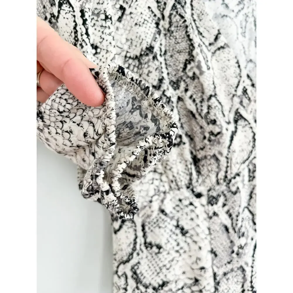 Reformation | Eliana Top in Rattlesnake | Sz XS